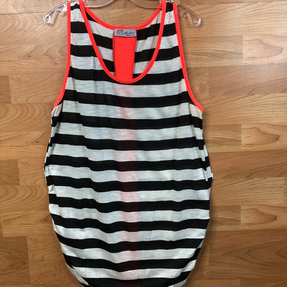 Julies Closet Large Black & White striped Tunic